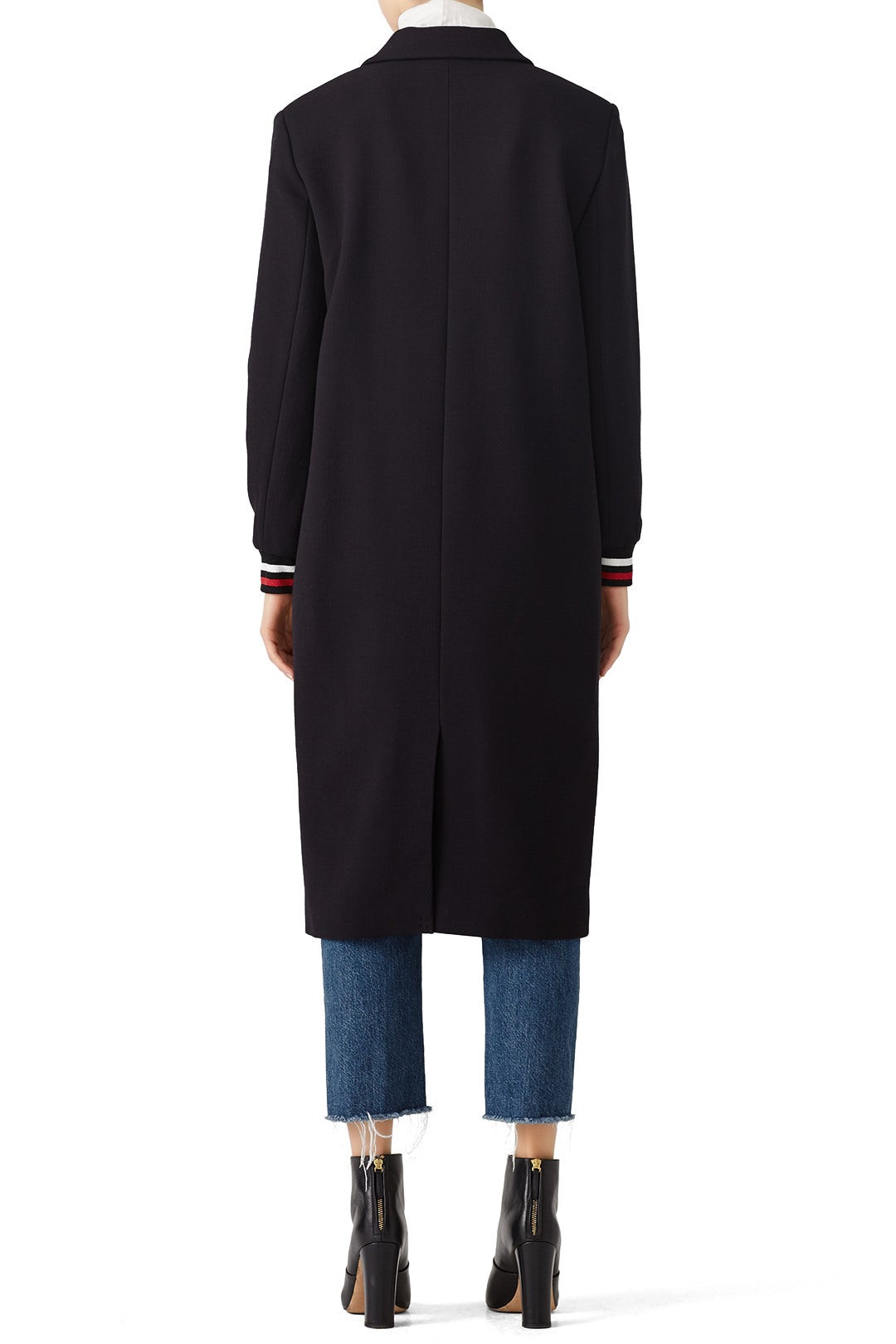 Navy Lou Coat by ba&sh 2