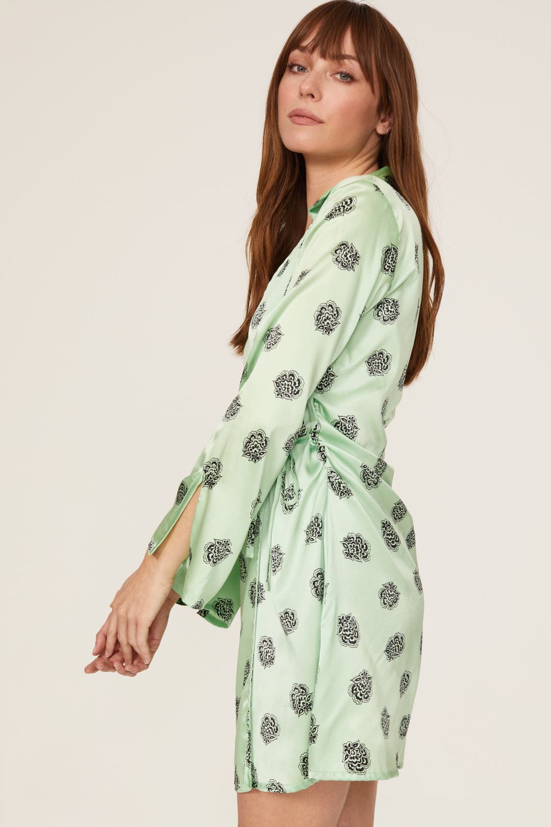 Appel Silk Wrap Dress by Baum und Pferdgarten | Rent the Runway