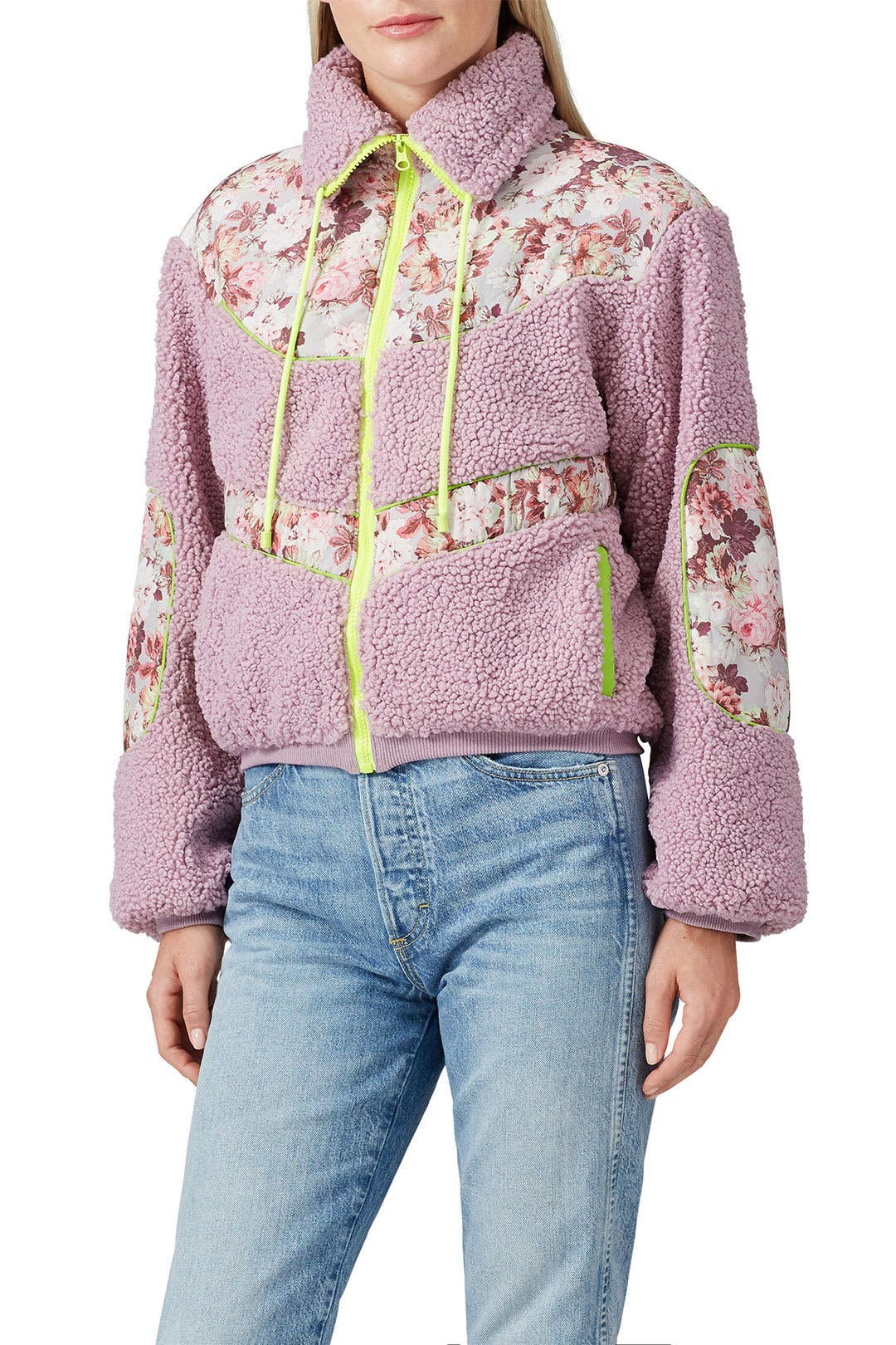 Sloane Faux Shearling Jacket by For Love and Lemons | Rent the Runway