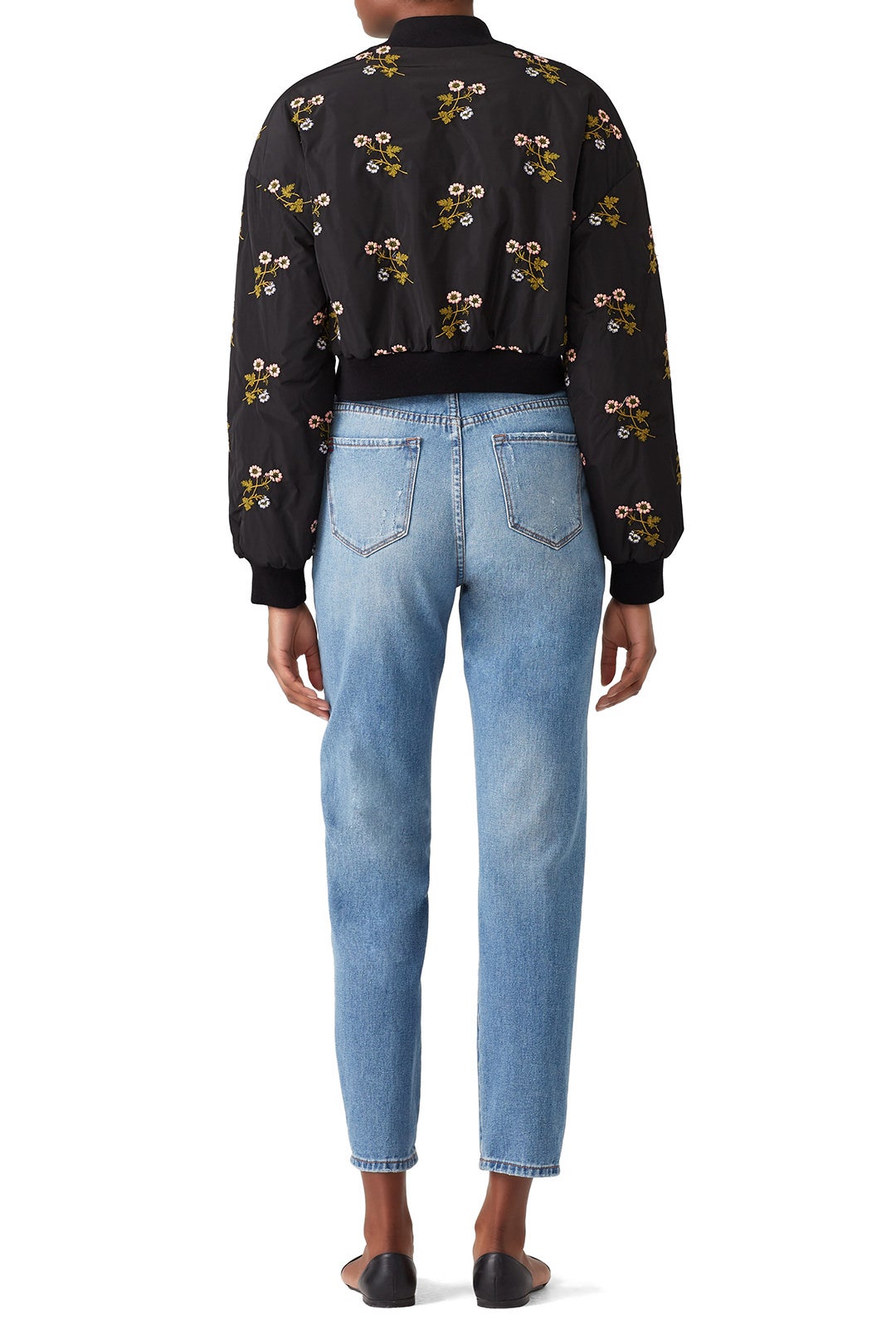 Cropped Floral Bomber by Giamba 2
