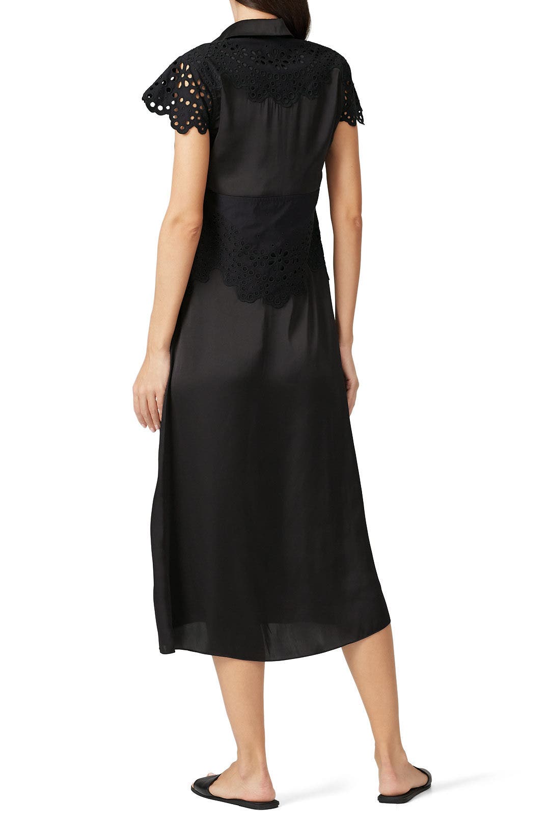 Eyelet Sleeve Dress by Rabanne 2