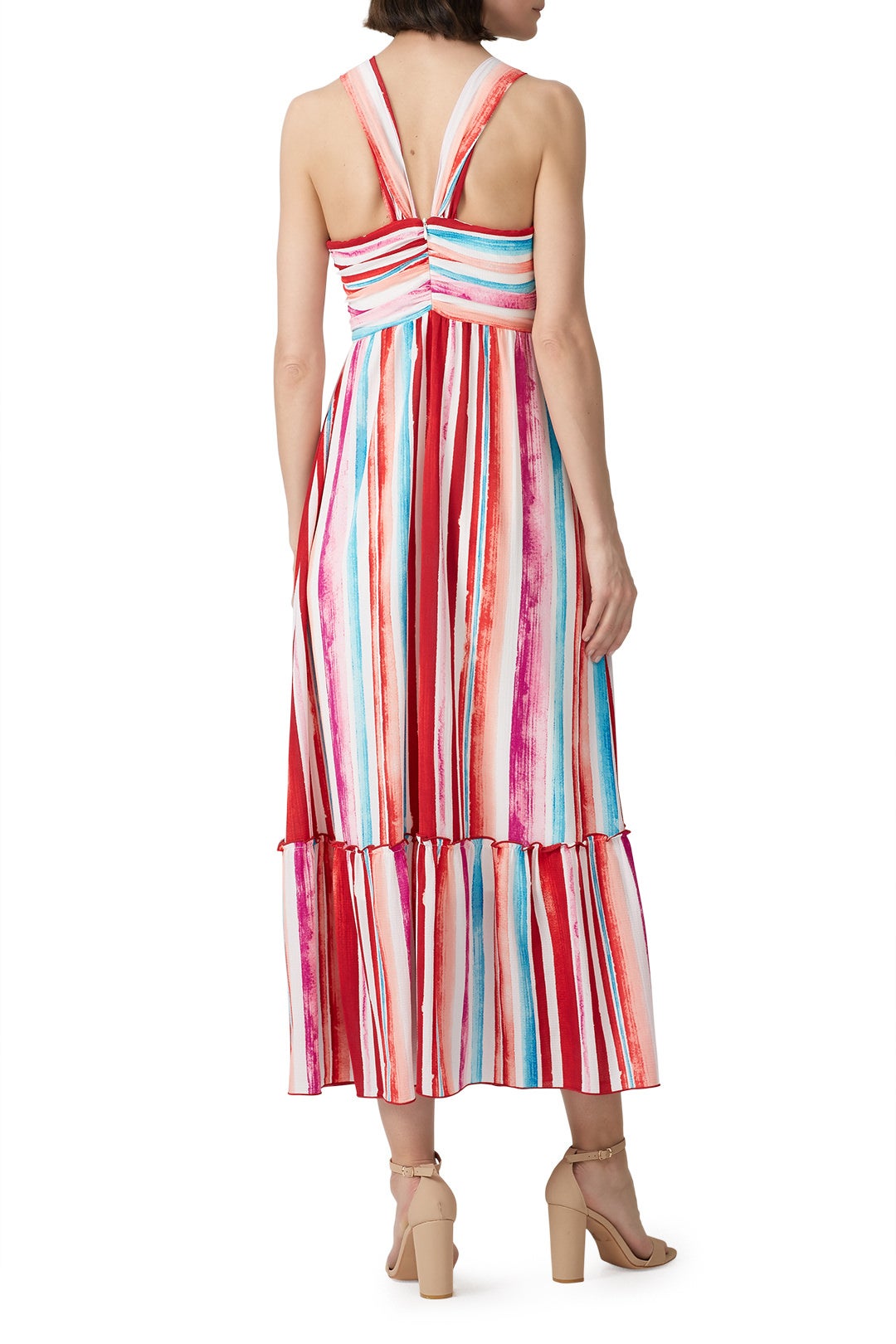 Striped Halter Maxi  by Slate & Willow 2