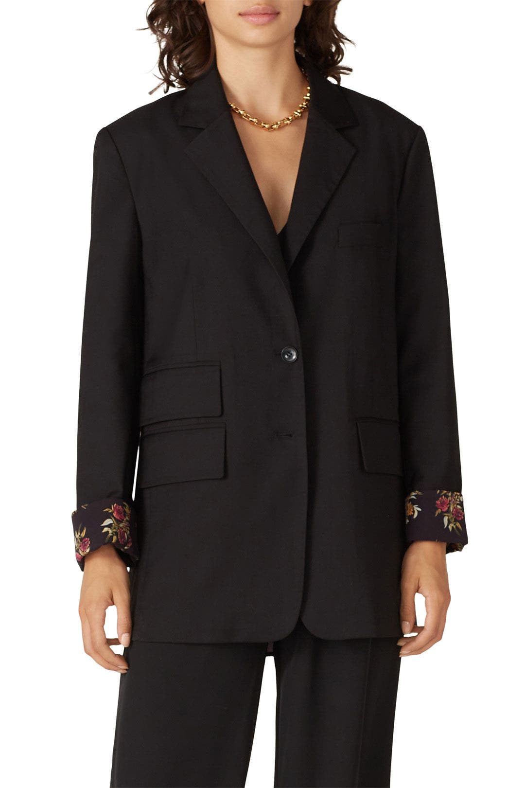 Floral Lined Blazer by Thakoon x RTR 1