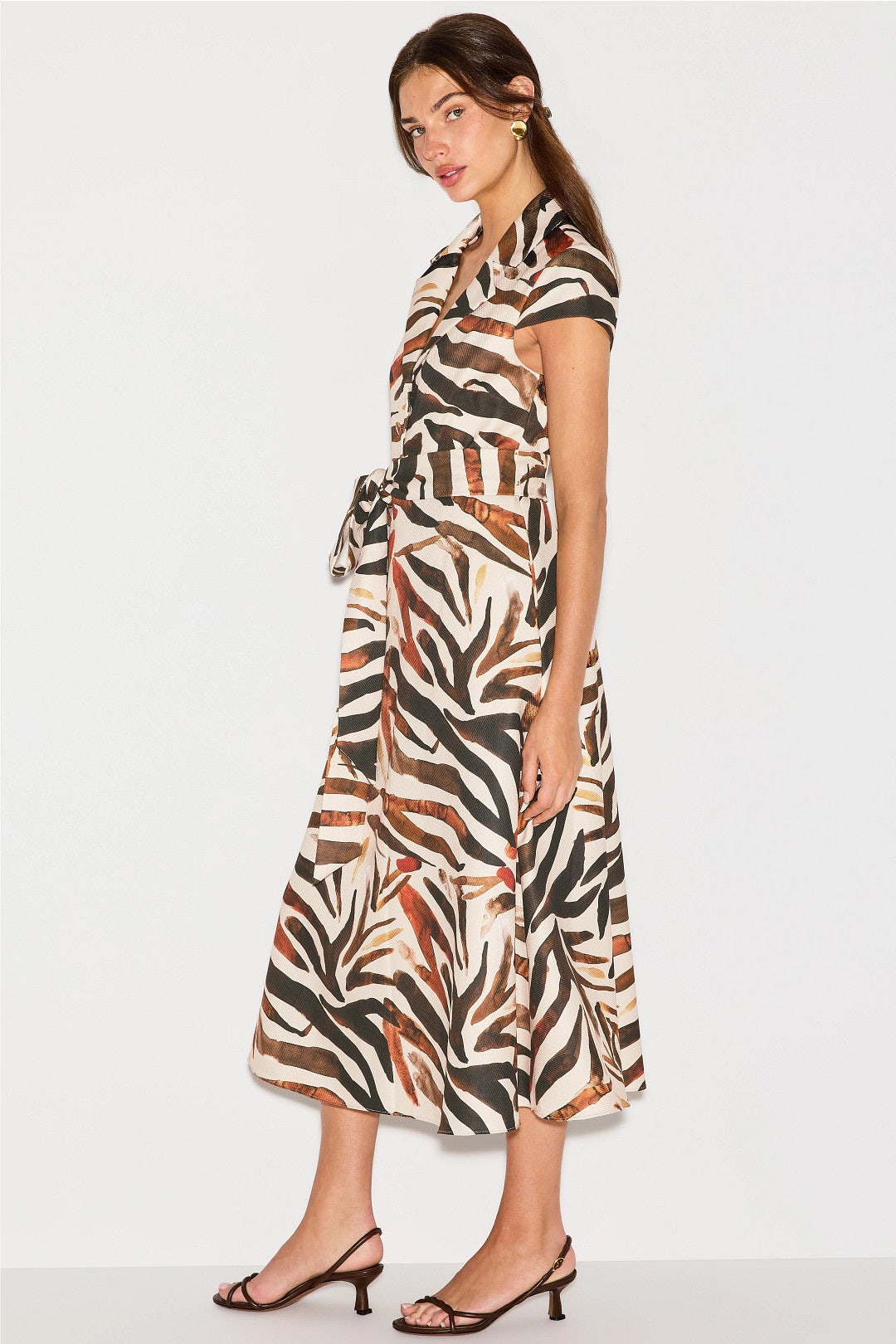 Fit and Flare Midi Dress by Badgley Mischka 1