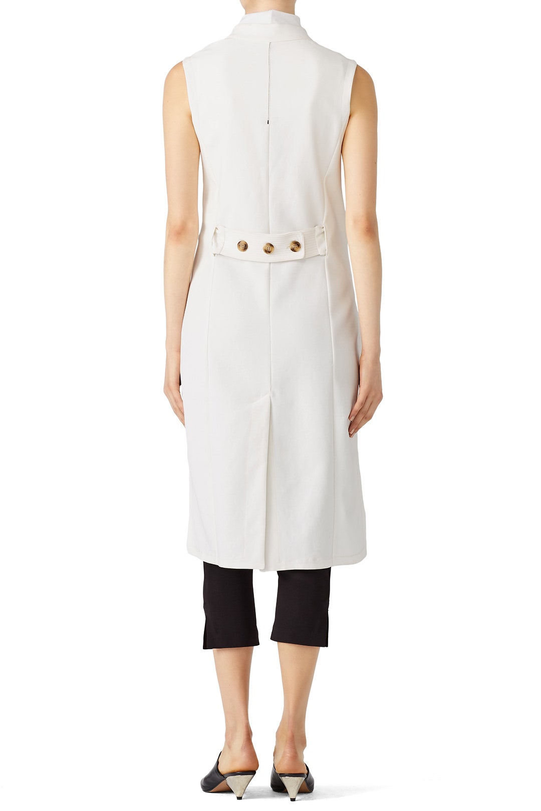 Wrap Waist Vest by HALSTON 2