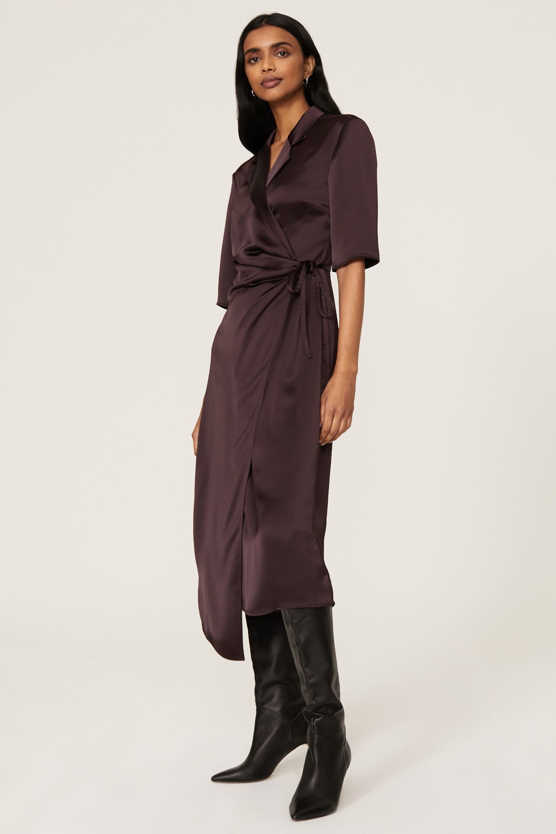 Dasatine Silk Wrap Dress by BOSS 1