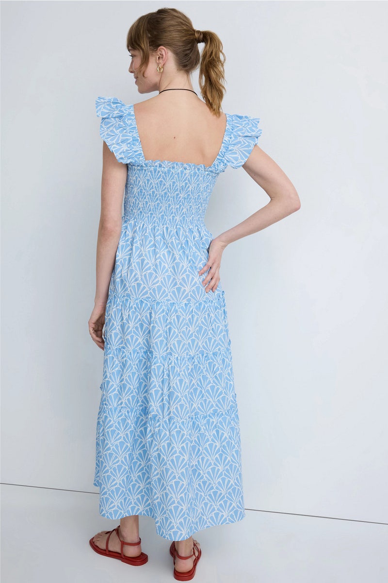 ellery blue dress Elery Light Blue Midi Dress - US 4 main image 1