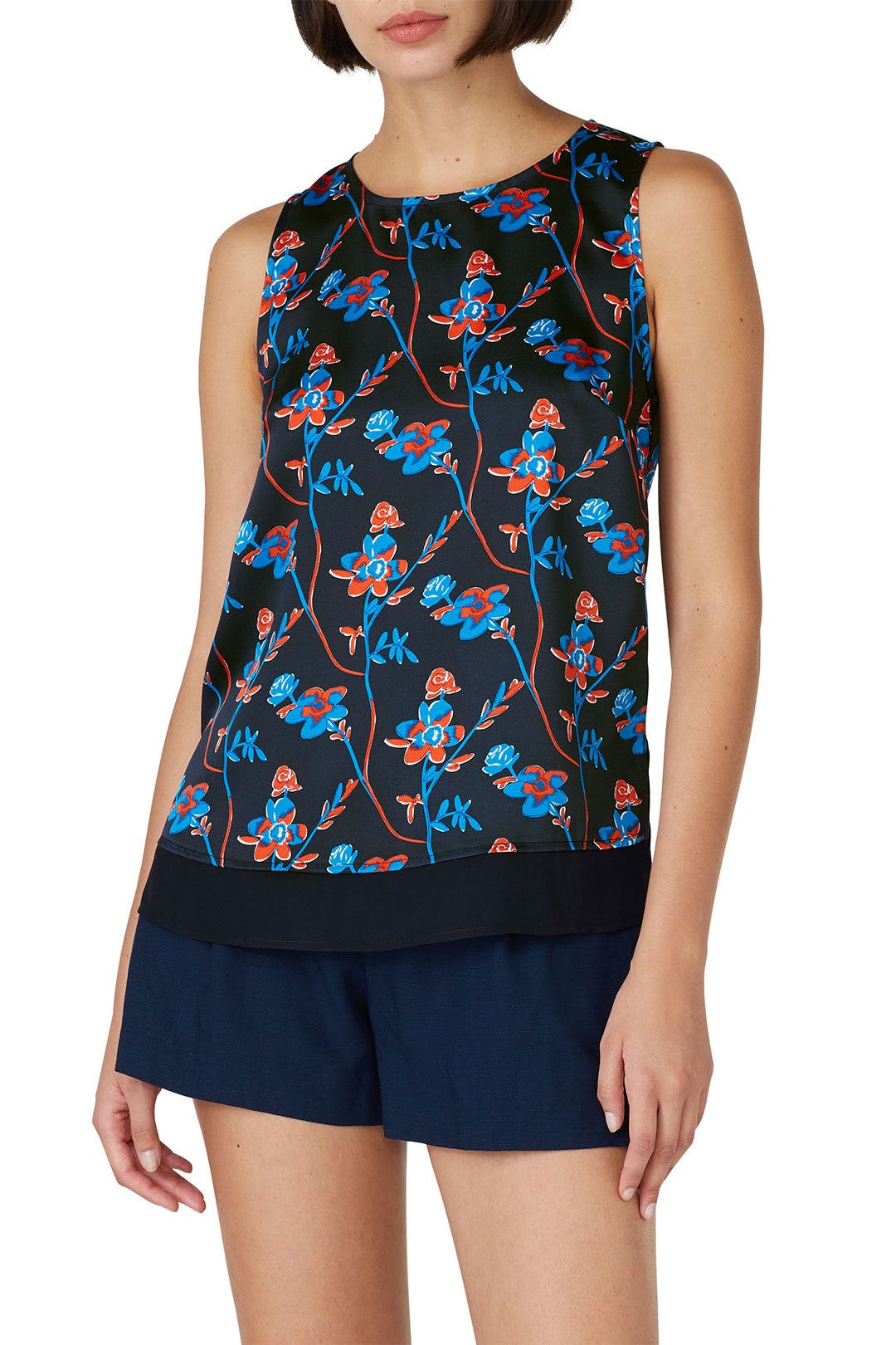 Daisy Printed Sleeveless Top by Thakoon x RTR 1