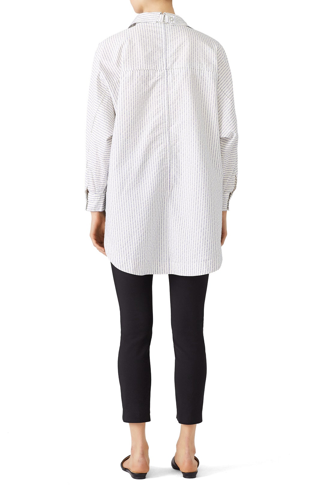Logo Stripe Button Down by Opening Ceremony 1