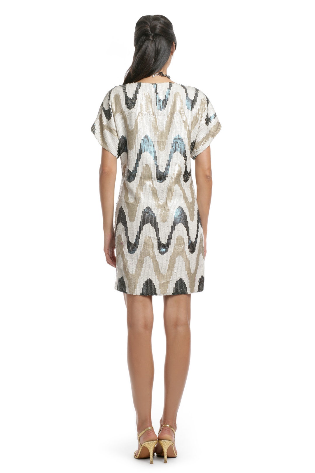 Zig Zag Sequin Shift by Trina Turk 1