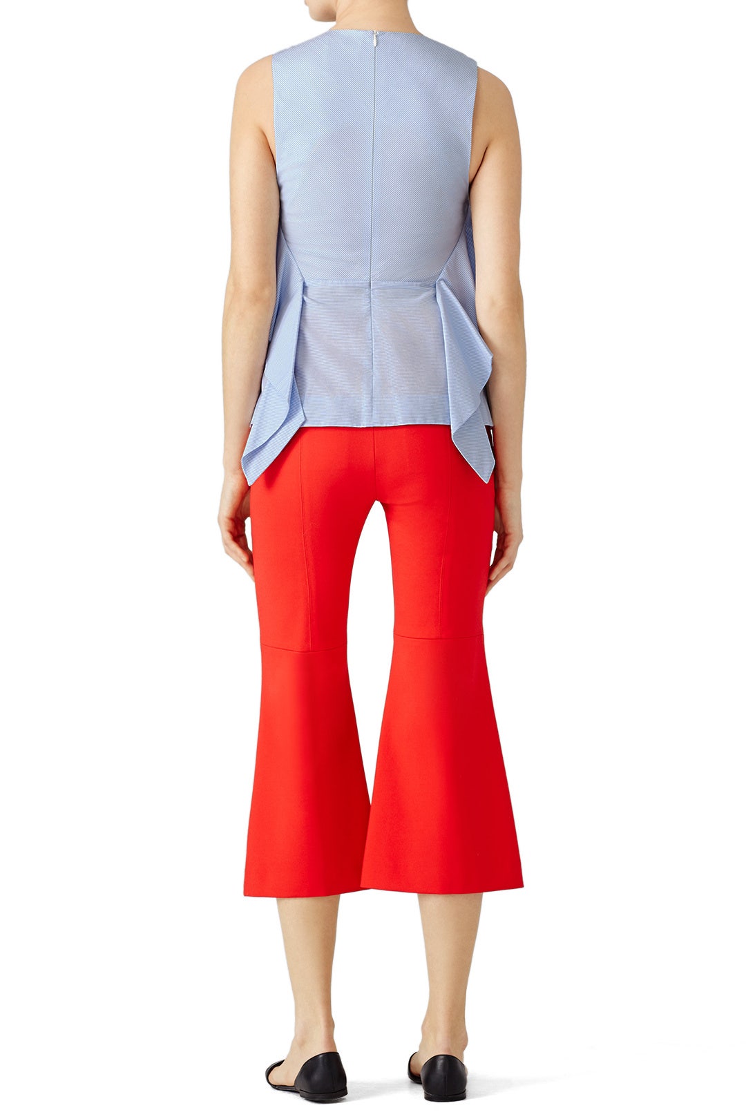 Blue Rowe Ruffle Top by Acler 2