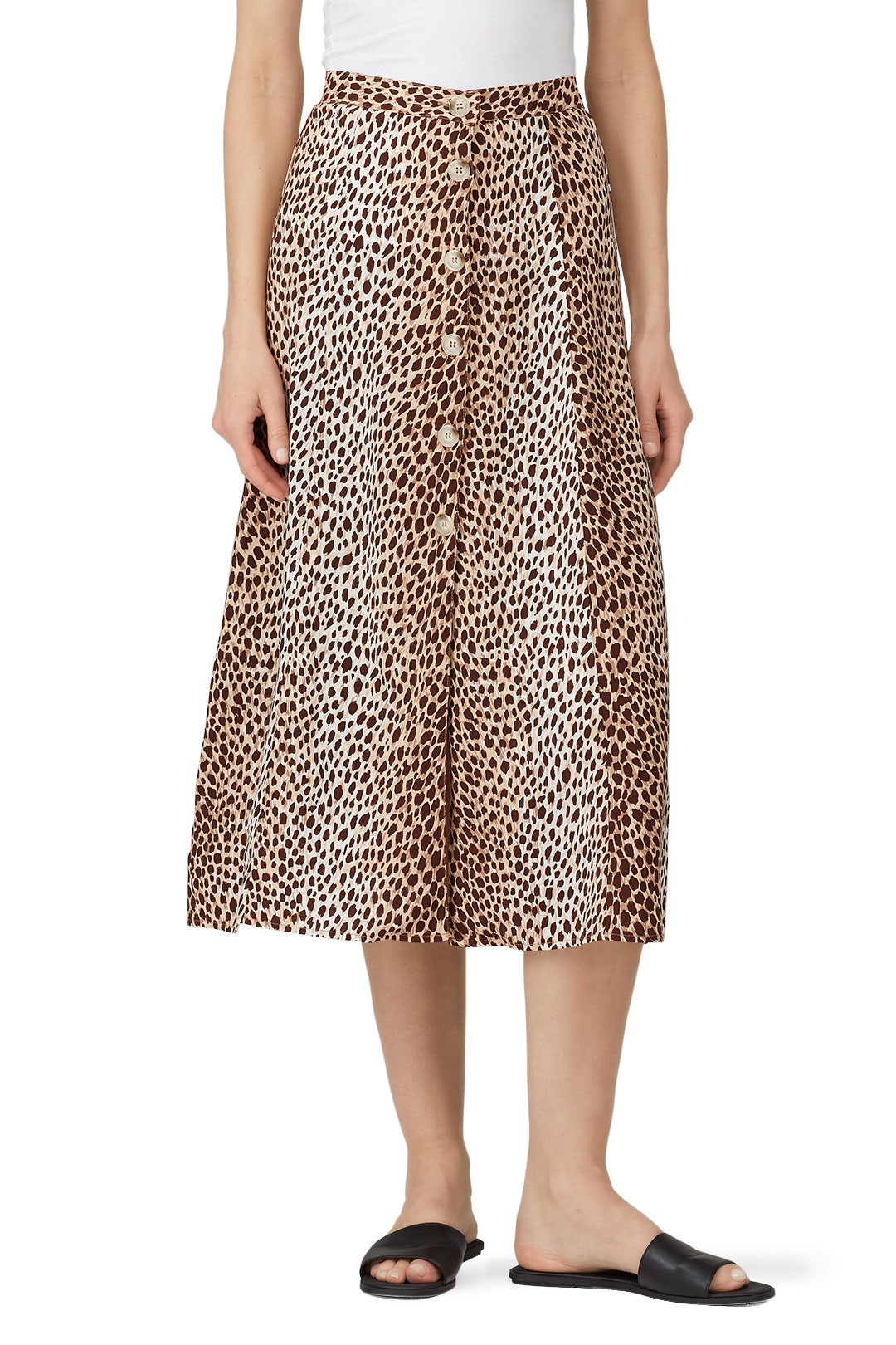 Nico Button Midi Skirt by Auguste 2