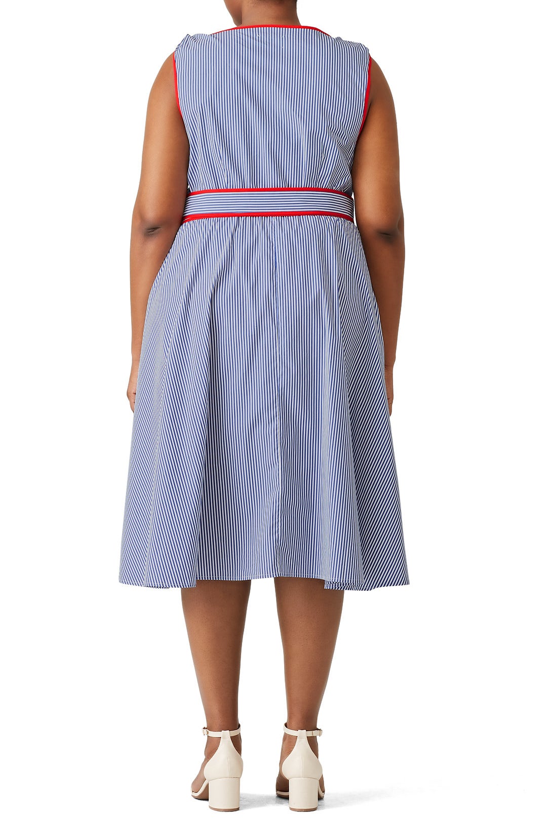 Stripe Wrap Dress by Draper James X ELOQUII 1