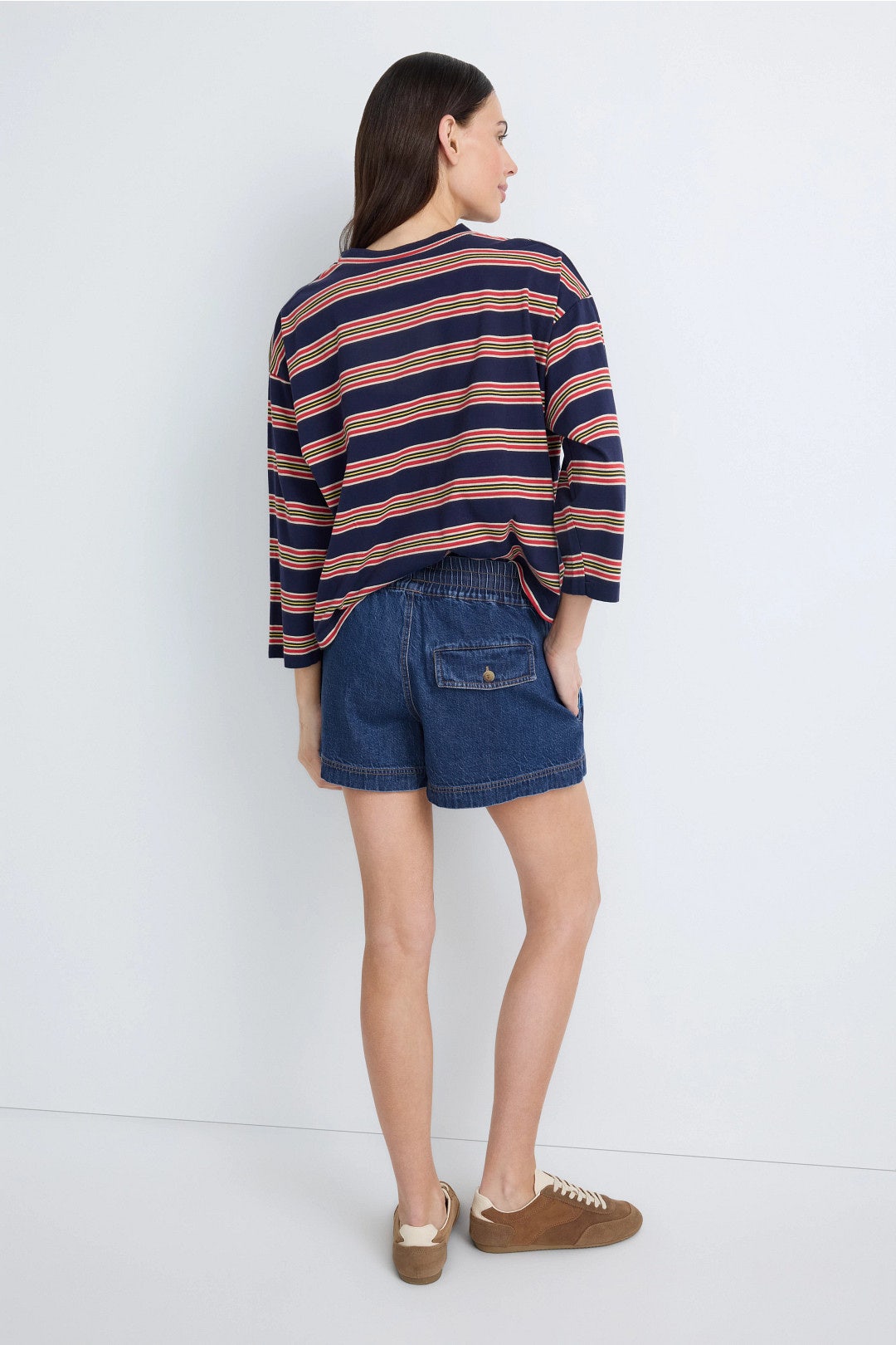 Mid Rise Drawstrings Shorts by Hudson 2