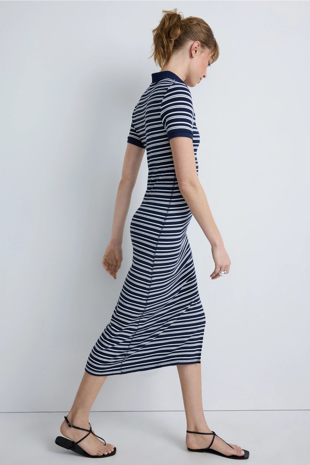 Shelby Knit Polo Midi Dress by SIMKHAI 1