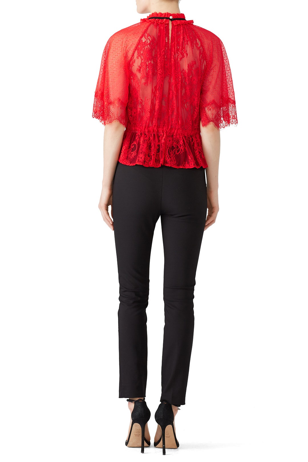 Red Coral Bells Top by Three Floor 2