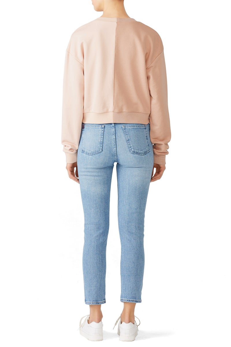 Pink CaliYork Sweatshirt by Cynthia Rowley Rent the Runway