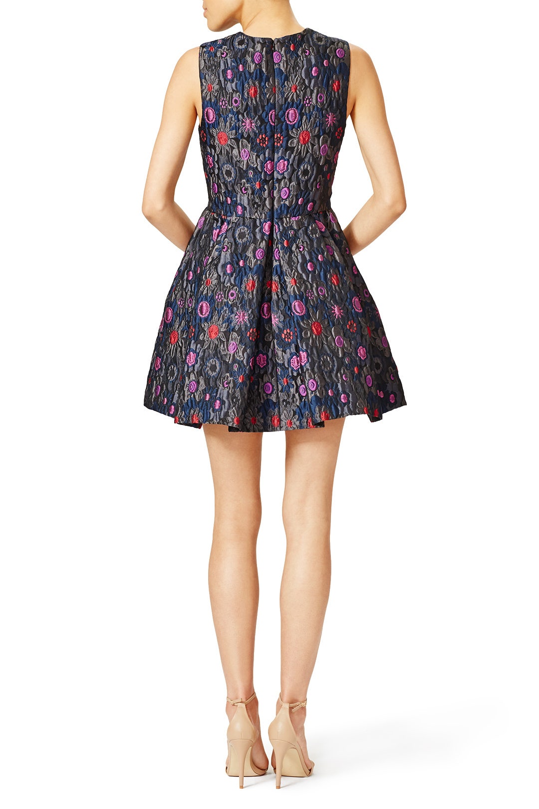 Charcoal Jacquard Dress by Cynthia Rowley 1