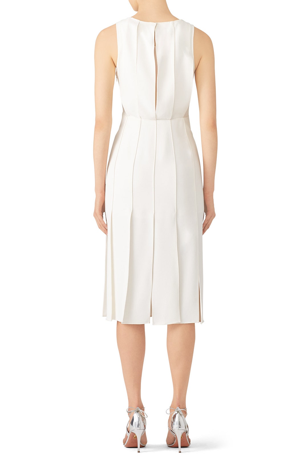 White Carwash Dress by HALSTON 1