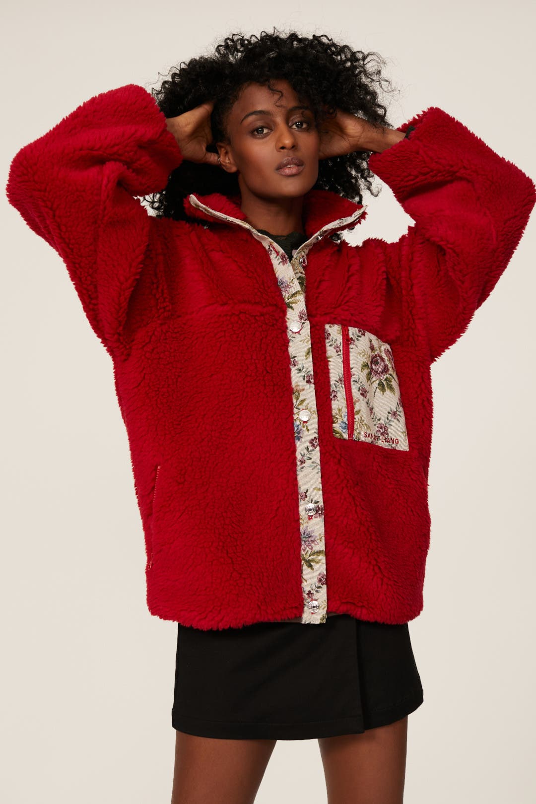 Boxbox Fleece Jacket by Sandy Liang | Rent the Runway