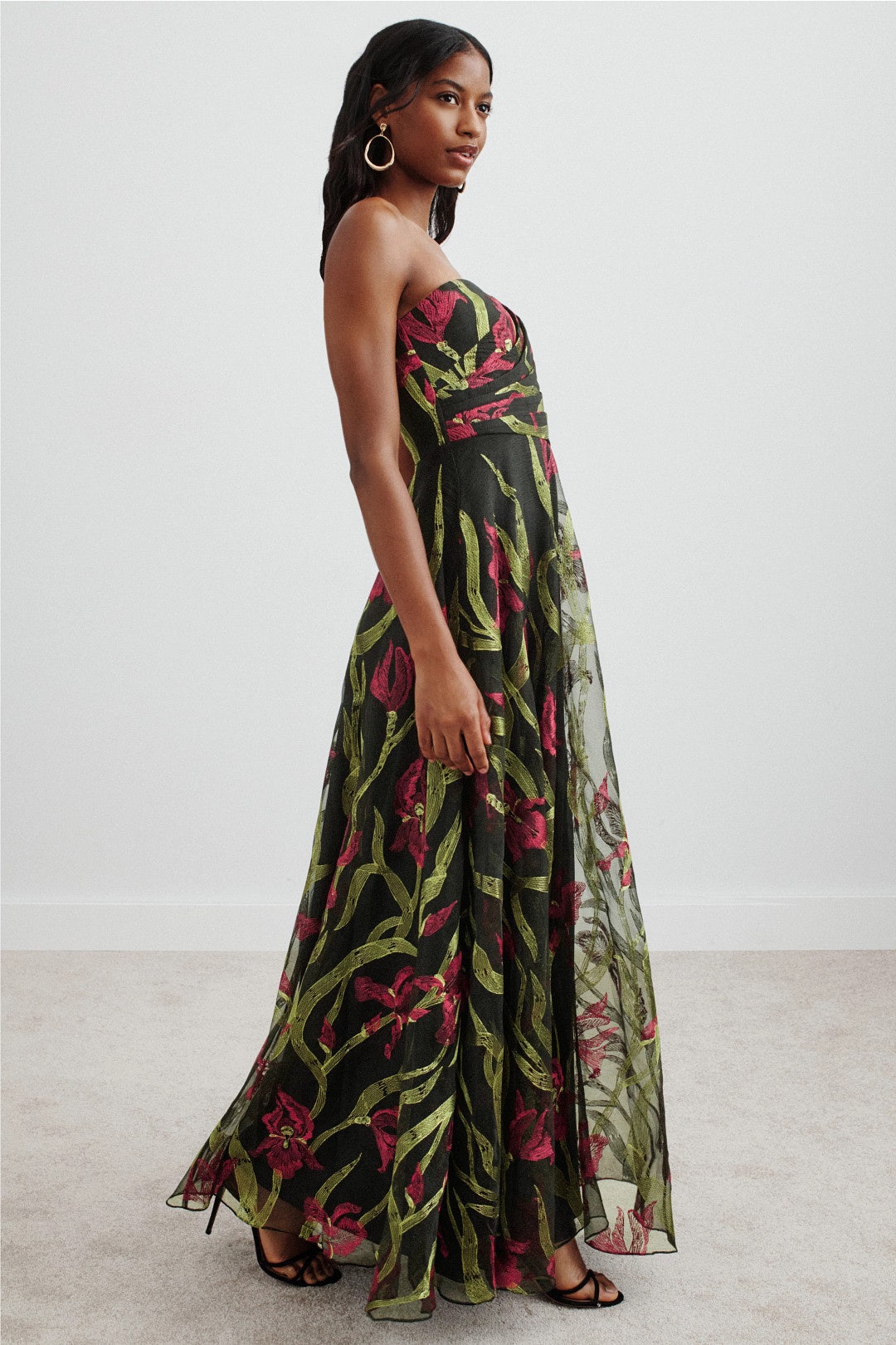 Pippa Strapless A-Line Gown by Theia 1