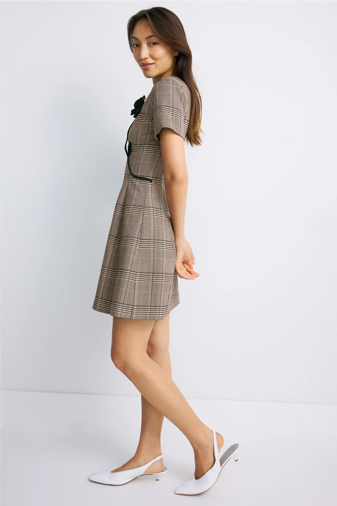 Lisa Plaid Mini Dress by Ted Baker London 1