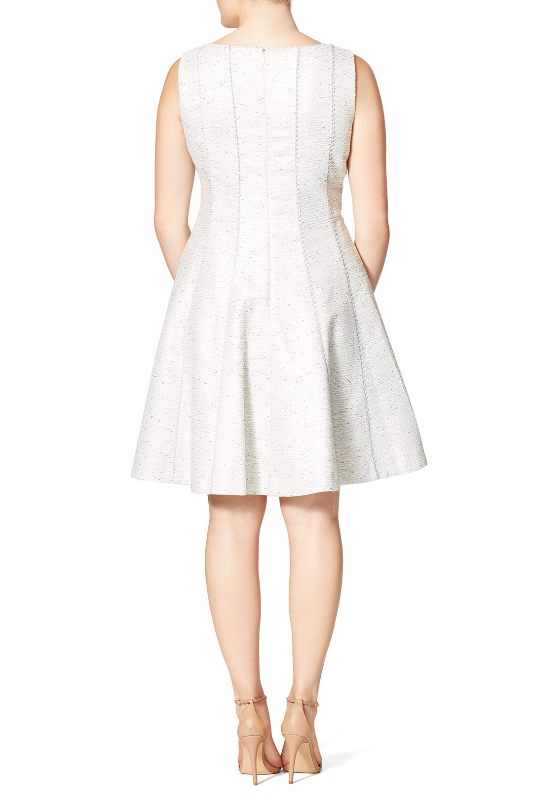 Silver Shimmer Dress by Kay Unger 1