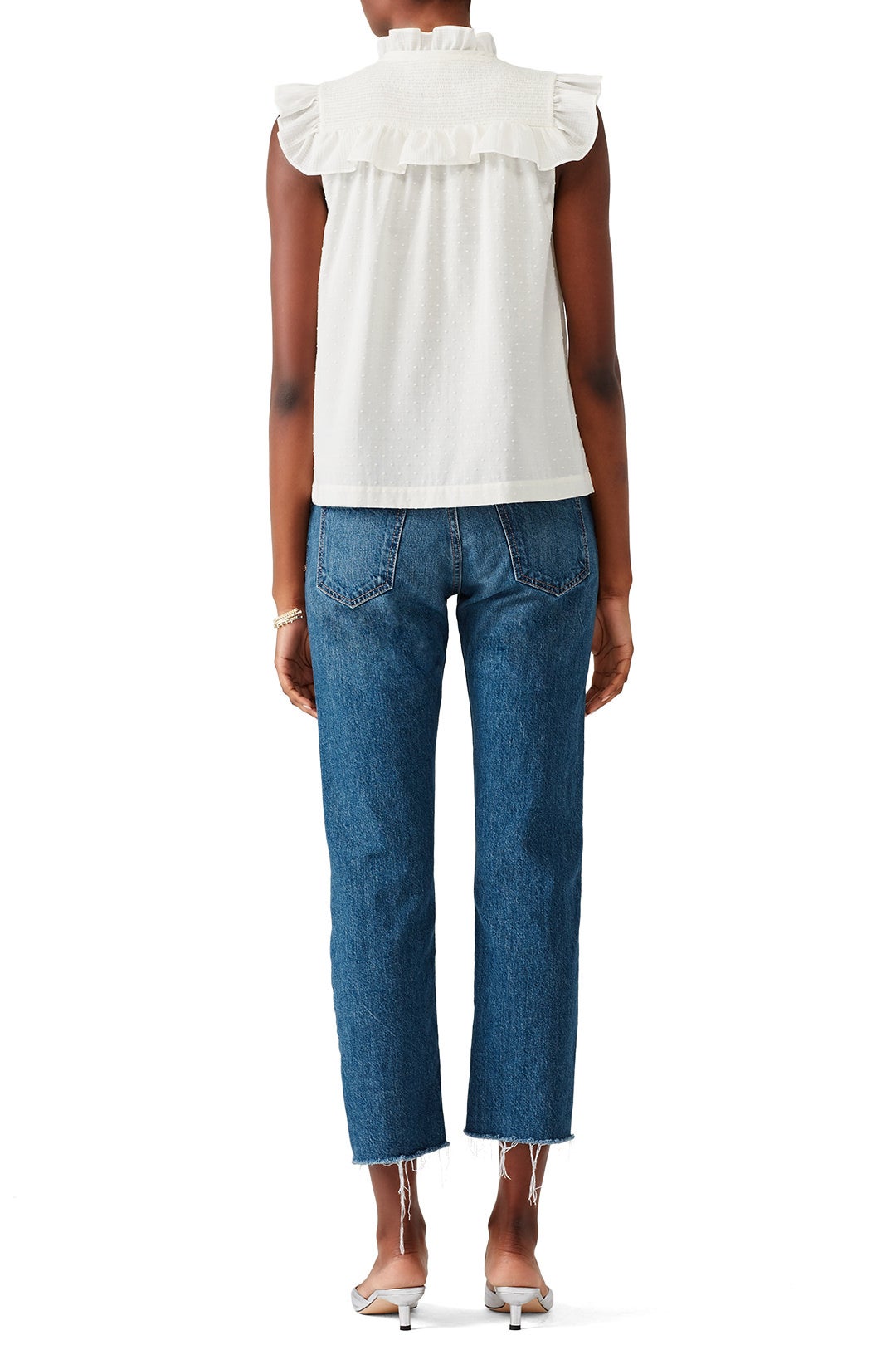 White Hera Blouse by Rachel Zoe 1