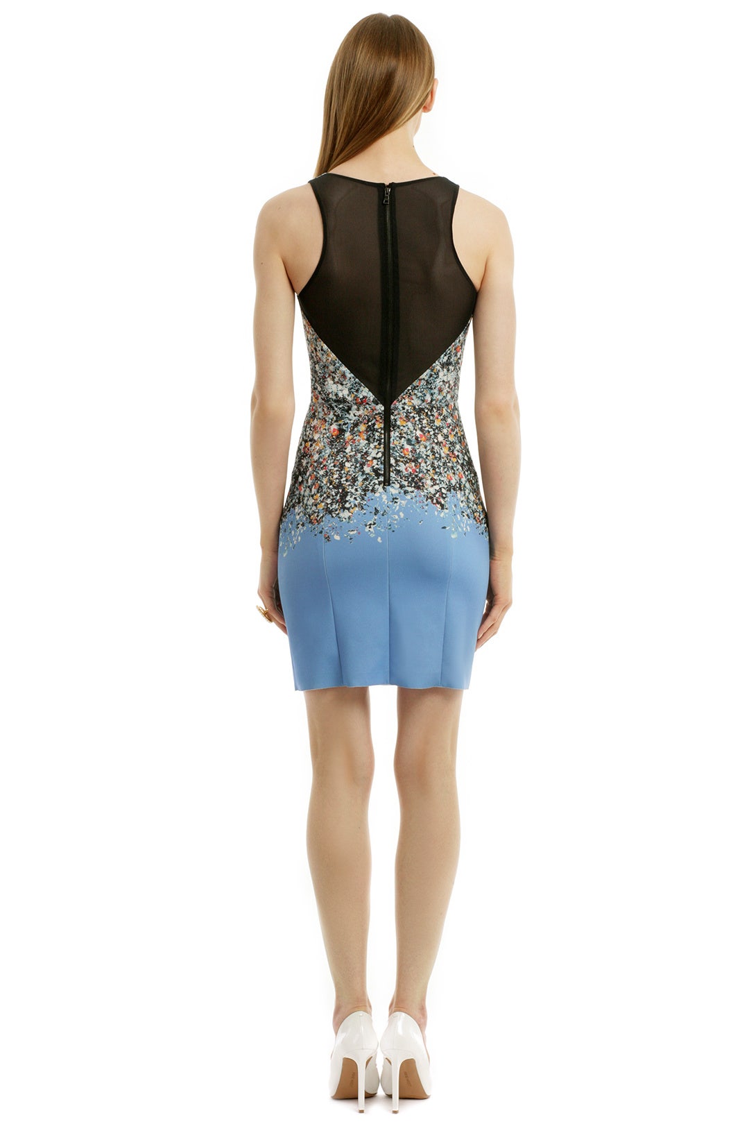 Blue Confetti Sheath by SACHIN BABI 2