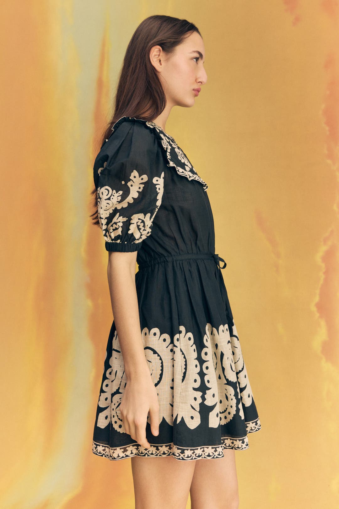 Cotton Puff Sleeve Mini Dress by Sea NY x RTR | Rent the Runway