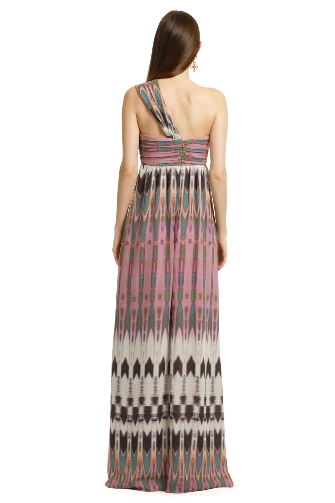 Navajo Silk Maxi by Nicole Miller 2