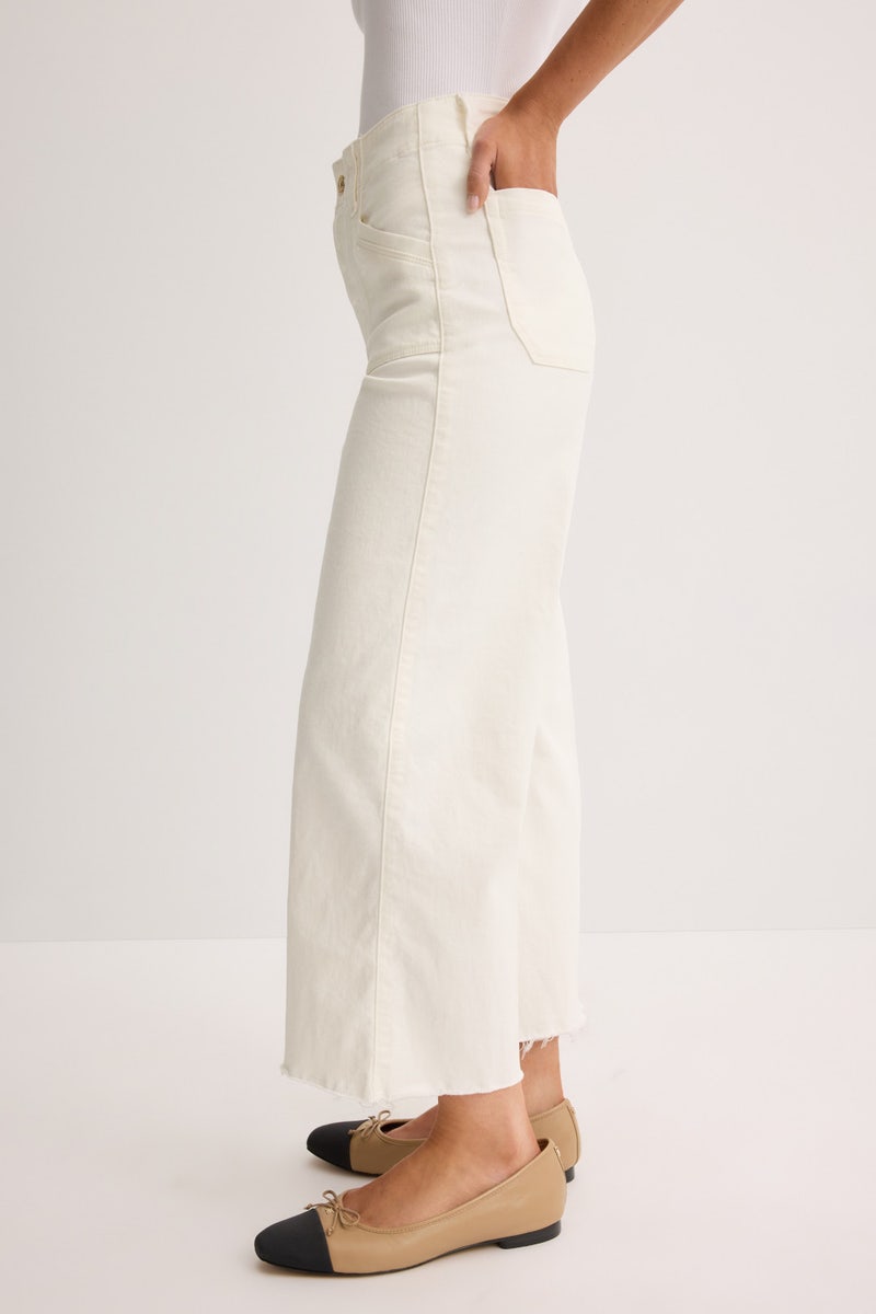 Aneesa Petite Wide Leg Jeans by PAIGE - Photo 1