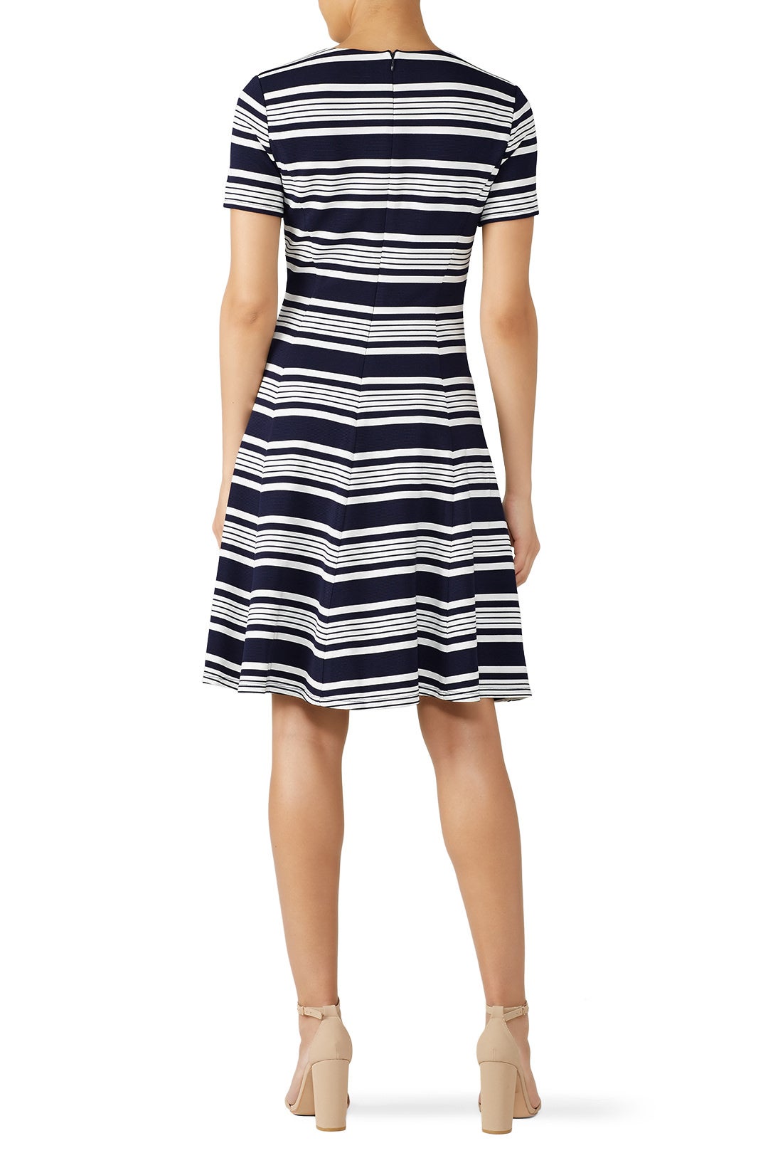 Navy Nautical Stripe Dress by Slate & Willow 1