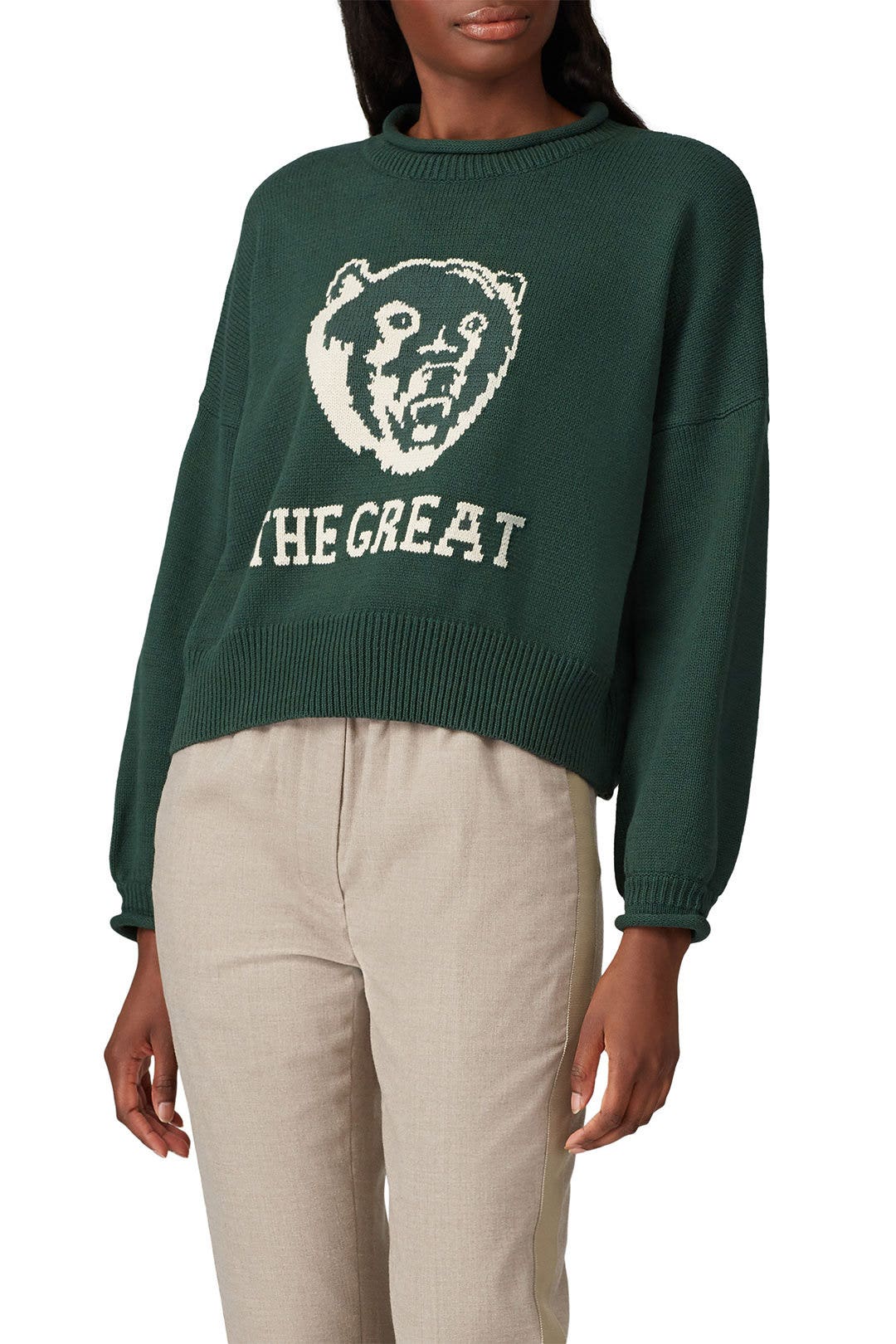 The Bear Roll Pullover by The Great. 1