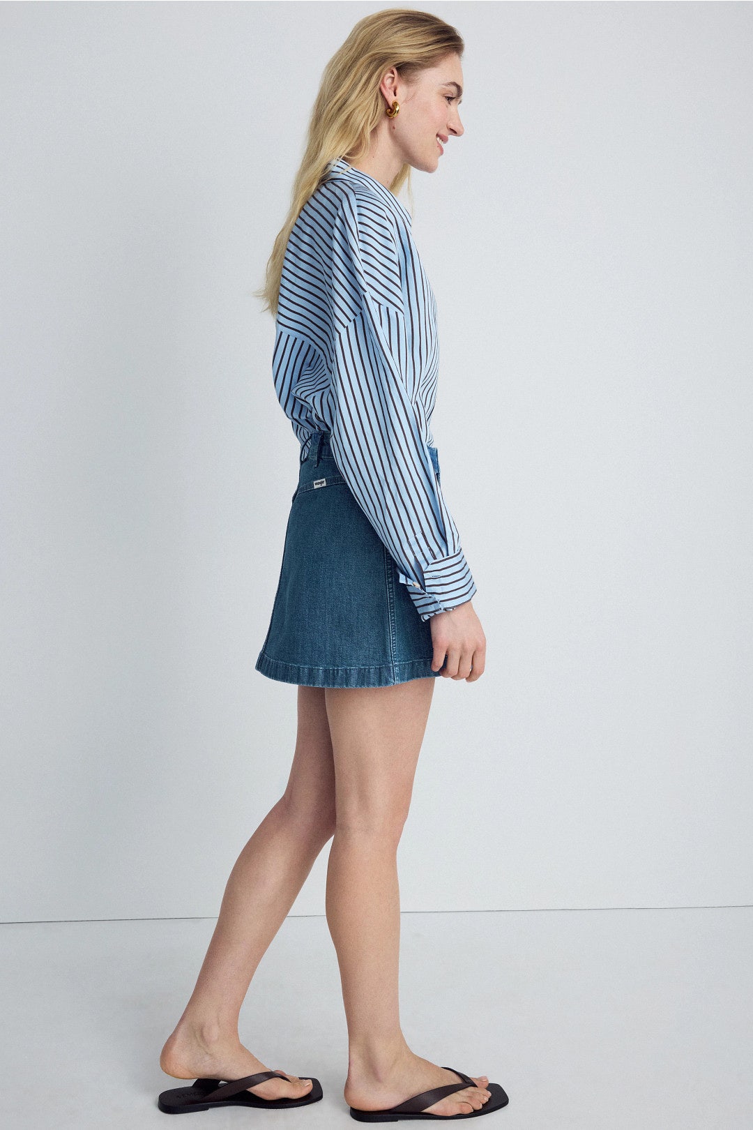 Aline Denim Mini Skirt by WRANGLER 1