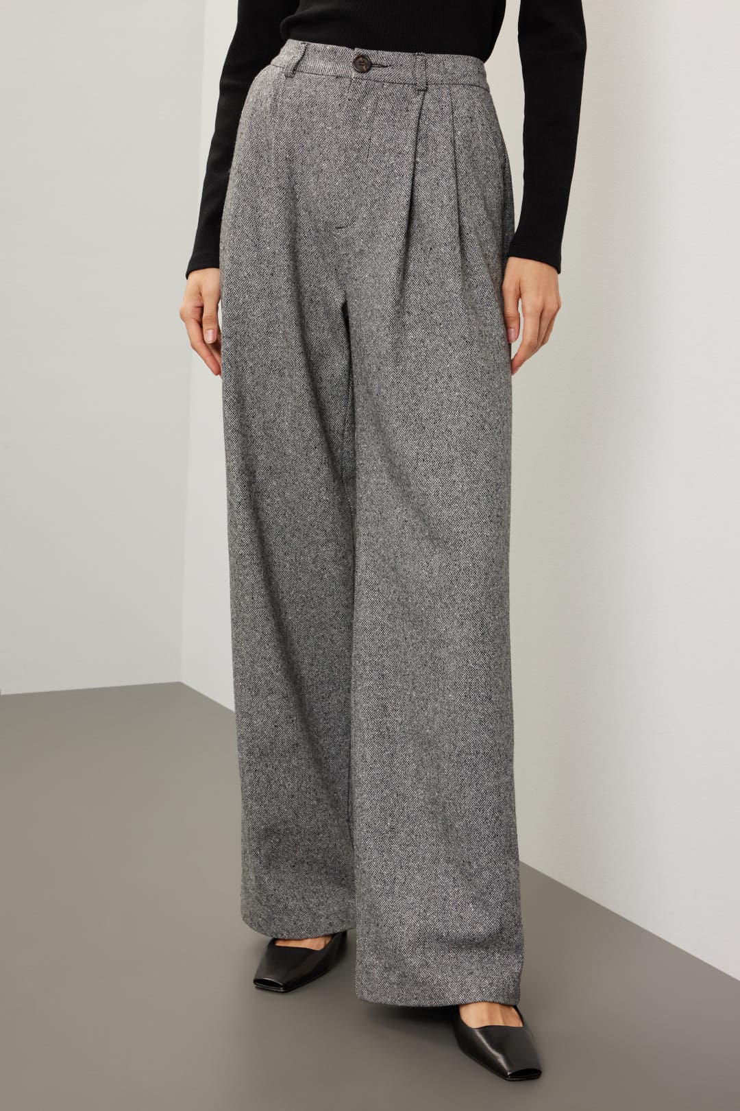 ボトムスその他 ANINE BING Khaki wool trousers Carrie Wool Pants by Anine Bing | Rent the Runway