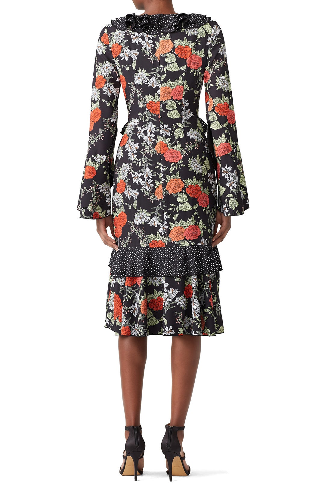 Black Floral Astral Dress by FINDERS KEEPERS 2
