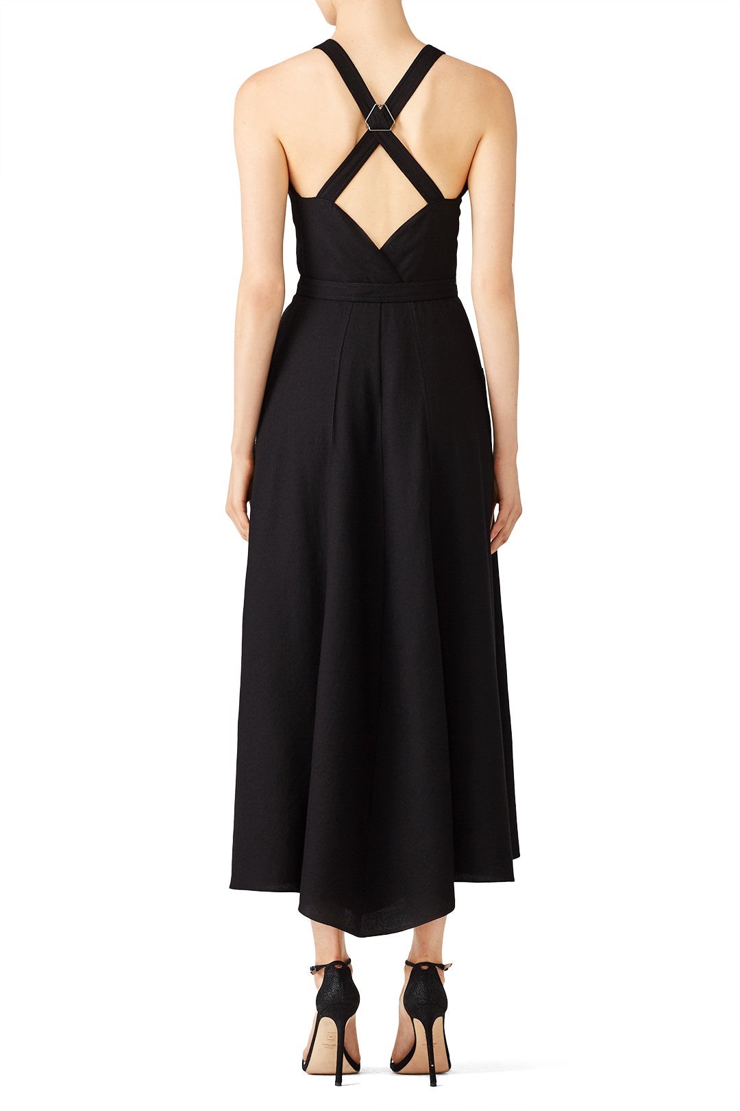 Deep Back Midi Dress by Nina Ricci | Rent the Runway