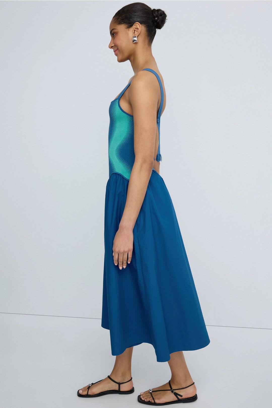 Mushu Mixed Media Tank Dress by PH5 1