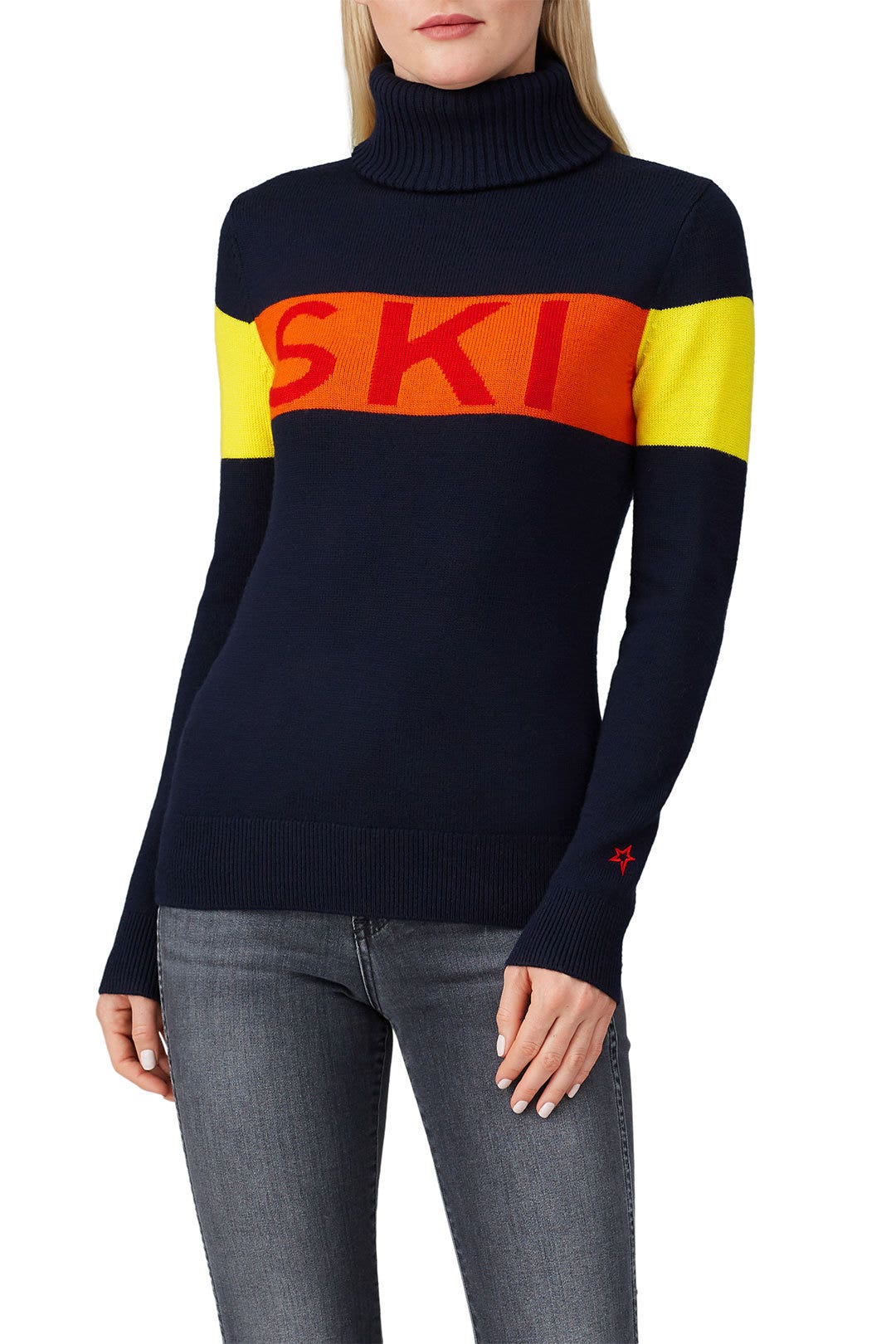 Navy Ski Sweater by Perfect Moment 1