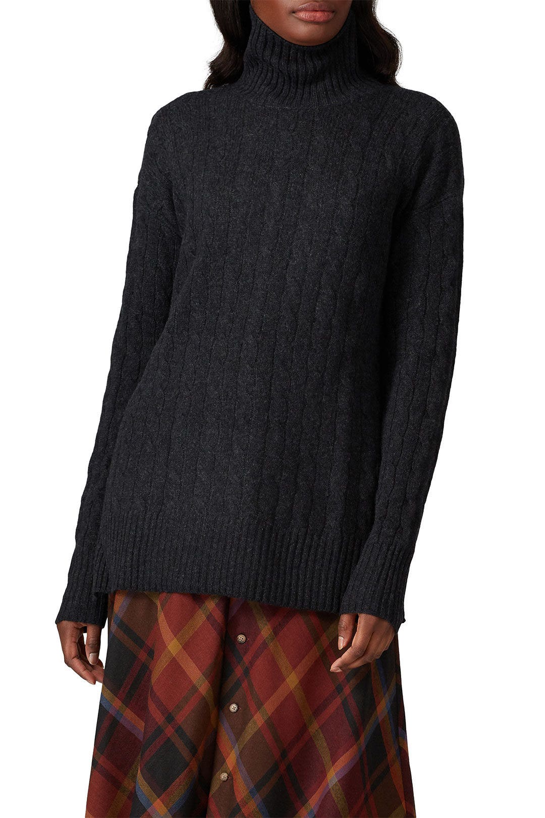 Grey Relaxed Turtleneck by Polo Ralph Lauren 2