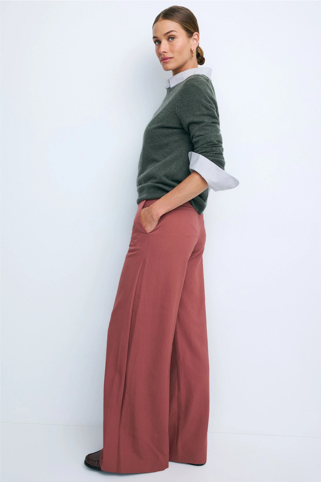 Nora Fluid Wide Leg Pants by Rodebjer 1