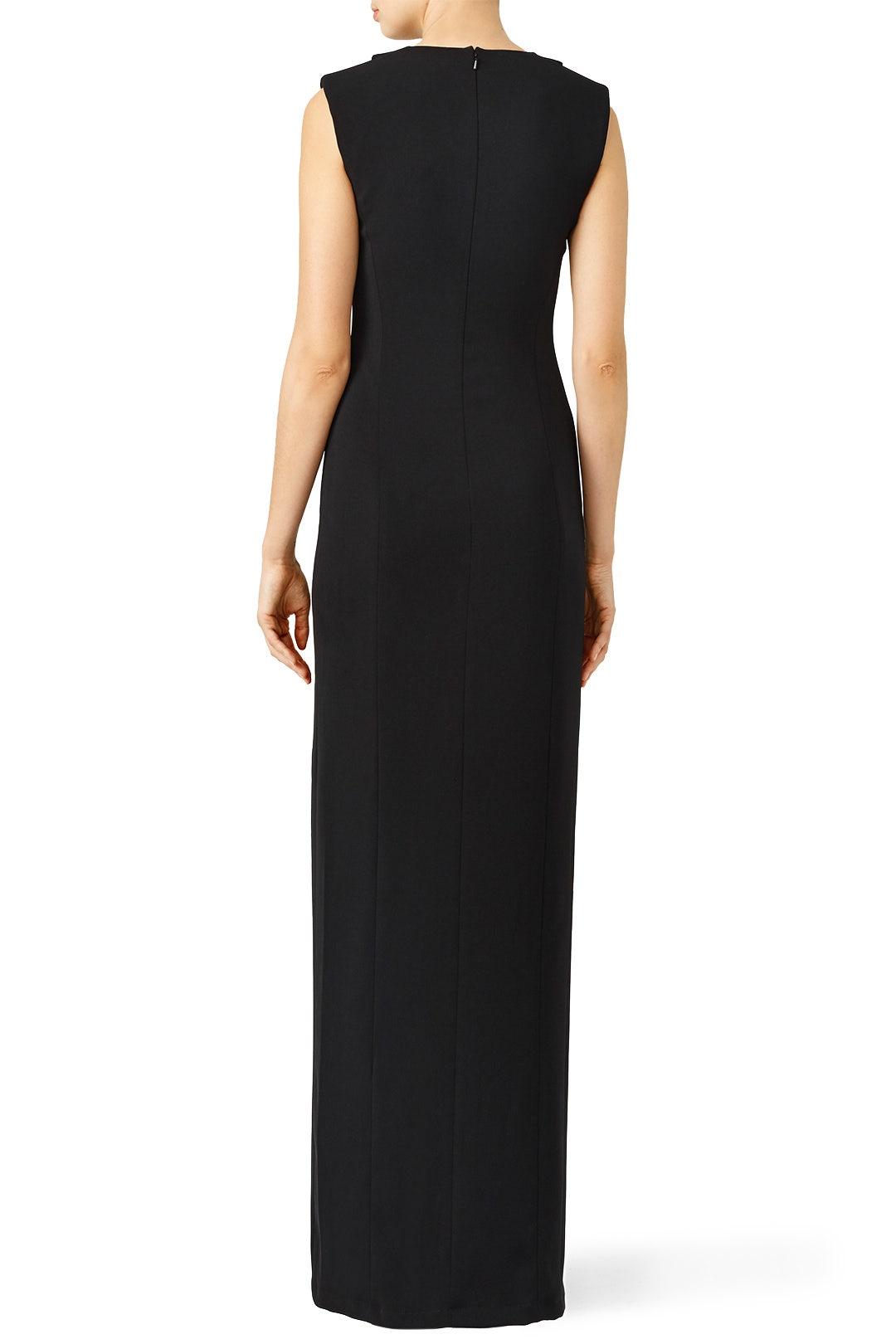 Tuxedo Wrap Gown by Slate & Willow 1