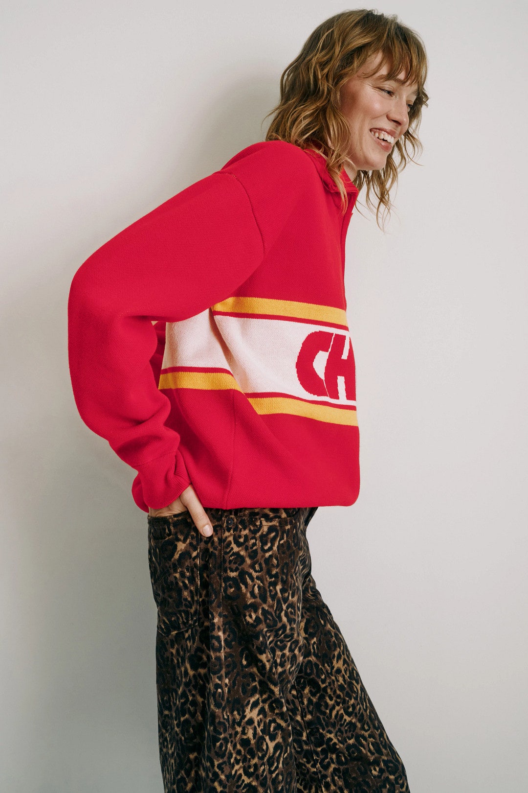 Chiefs Quarter Zip Sweater by Terez 1