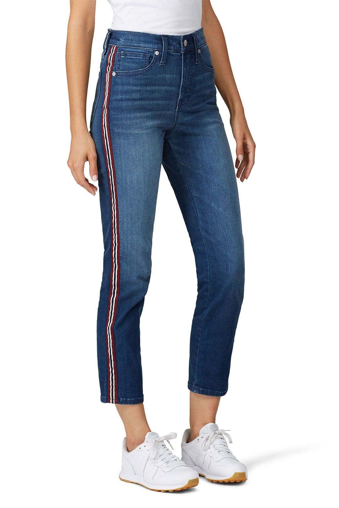 Tux Stripe Stovepipe Jeans by Madewell 1