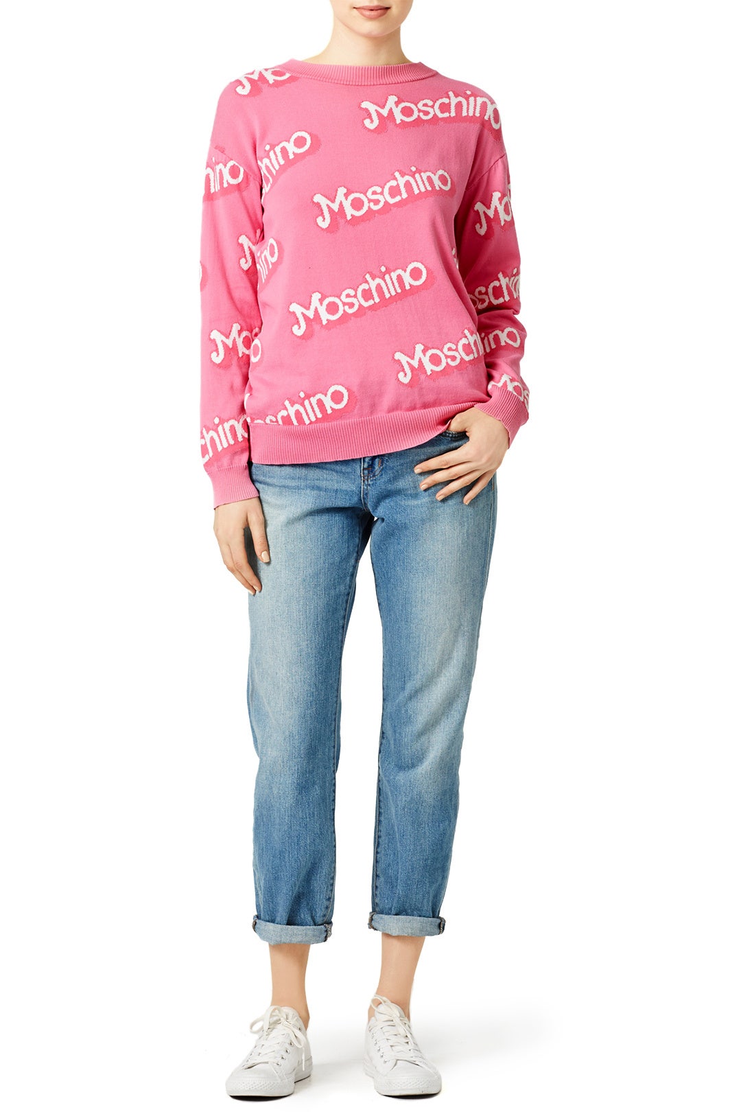 Think Pink Sweater by Moschino 1