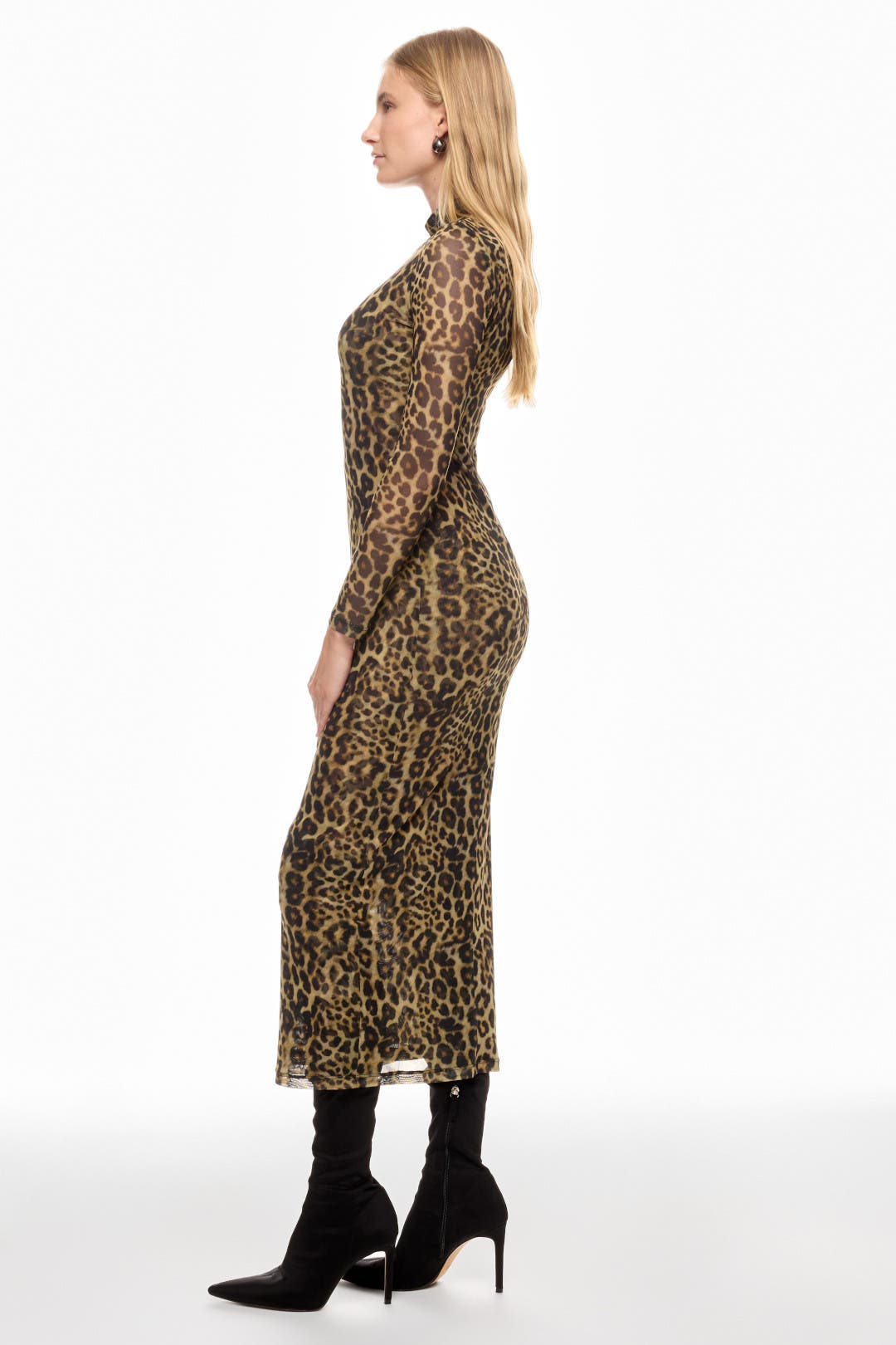 Leopard Print Midi Dress by Ronny Kobo x RTR | Rent the Runway