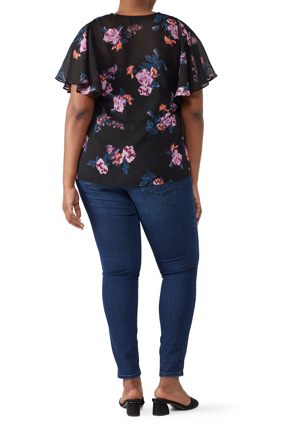 Floral Flutter Sleeve Top by Rachel Rachel Roy 2