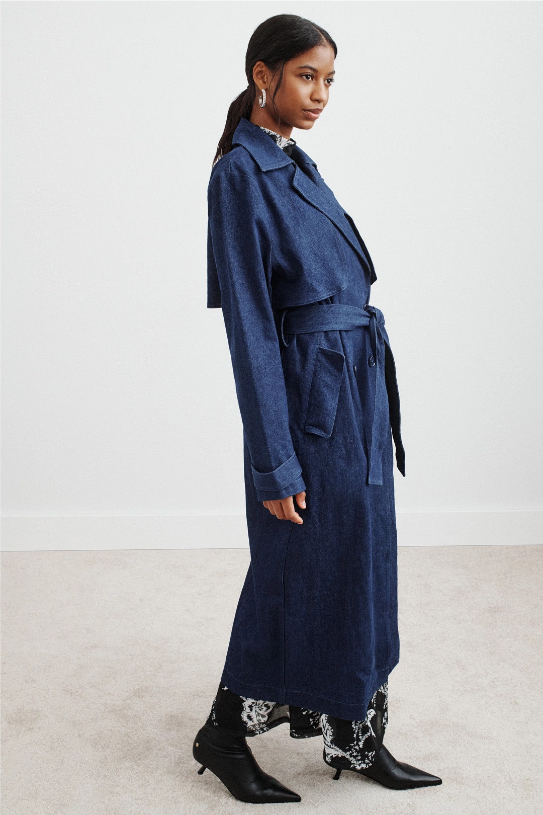 Leon Denim Trench Coat by Suboo 1