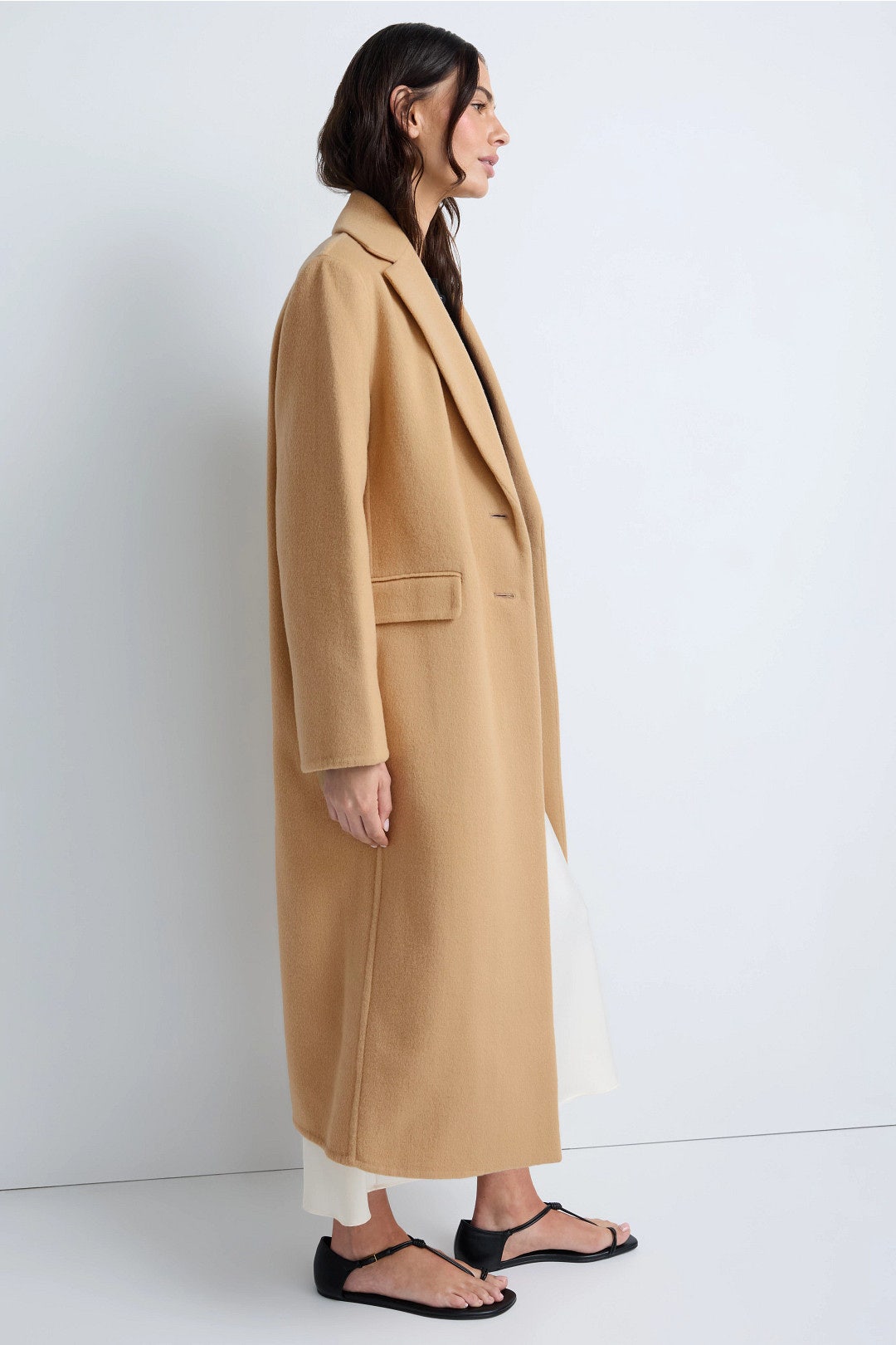 Single Breasted Classic Coat by VINCE. 1